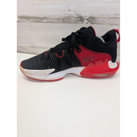 Nike Lebron Witness 7‎ Shoes Mens Size 10.5 Black Red Basketball DM1123-005 main image 5